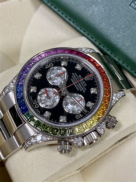 rolex daytona rainbow original|rolex daytona rainbow retail price.